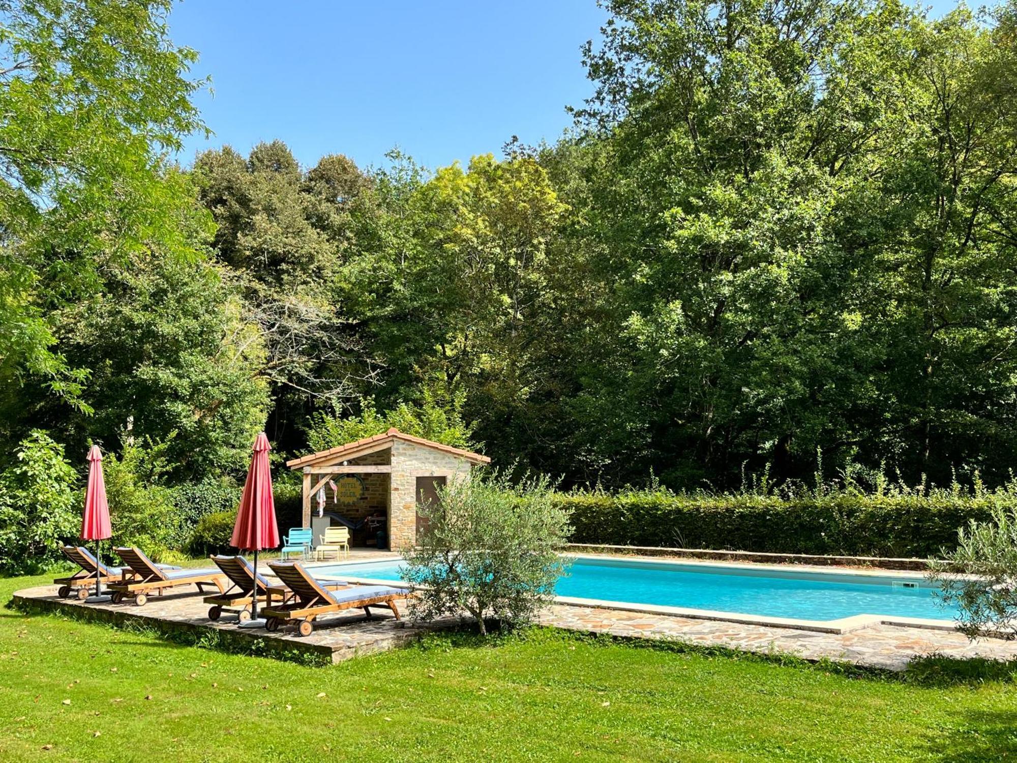 Domaine De La Brugere Bed & Breakfast Nantheuil Exterior photo